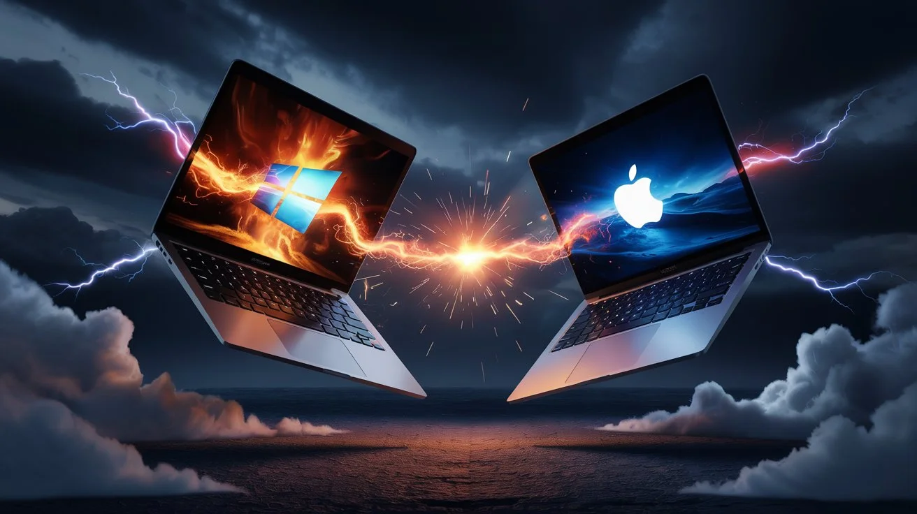le match PC vs. macOS | MarcoServices informatique Langon