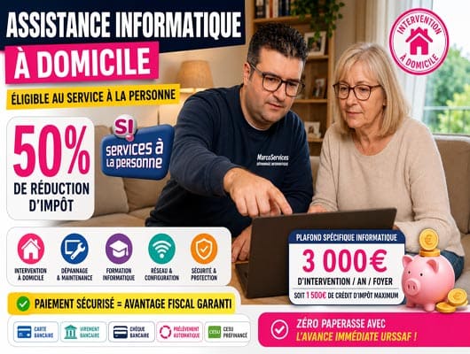 depannage informatique service a la personne langon | MarcoServices informatique Langon