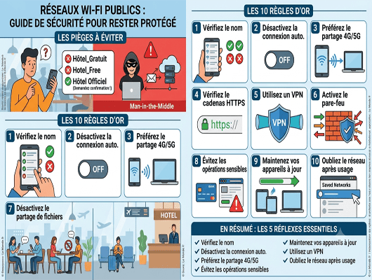Comment utiliser un Wi-Fi public sans se faire pirater ? | MarcoServices informatique Langon